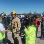 Atiende Salud estatal a lesionados por accidente entre tren y camioneta en Esperanza