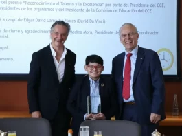 CCE reconoce a David Da Vinci por su contribución a una educación más integral en México
