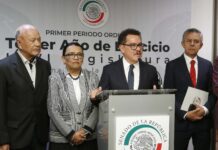 Subraya Ignacio Mier diálogo abierto con la titular de la Secretaría de Gobernación