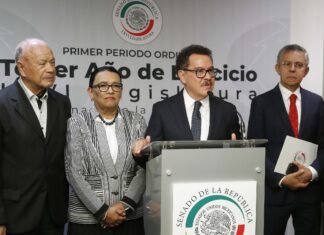 Subraya Ignacio Mier diálogo abierto con la titular de la Secretaría de Gobernación