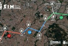 Avanza construcción de tres estaciones del transporte por cable en Puebla.