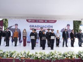 Realiza Gobierno de Pepe Chedraui graduación cadetes de la Academia de Formación y Profesionalización Policial