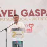 Rinde Pável Gaspar su Segundo Informe; destaca iniciativas con sentido social y trabajo en territorio.