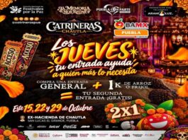 “Puebla Comparte” une solidaridad y tradición en Catrineras Chautla 2026.