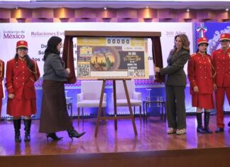 Dedican billete de Lotería al Bicentenario del Consulado de México en NY.